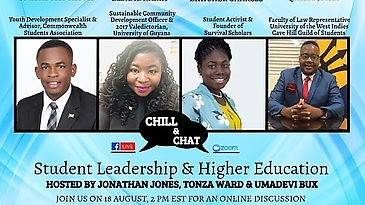 CHILL AND CHAT: STUDENT LEADERSHIP & HIGHER EDUCATION